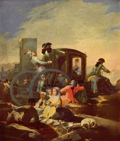 El vendedor de loza de Francisco de Goya
